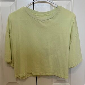 Lime Green Women's Crop Top